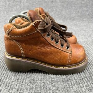 Dr Martens 8542 Womens Size 6 Ankle Boots Brown Leather Platform Chunky Vintage